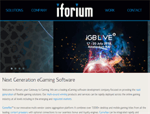 Tablet Screenshot of iforium.com
